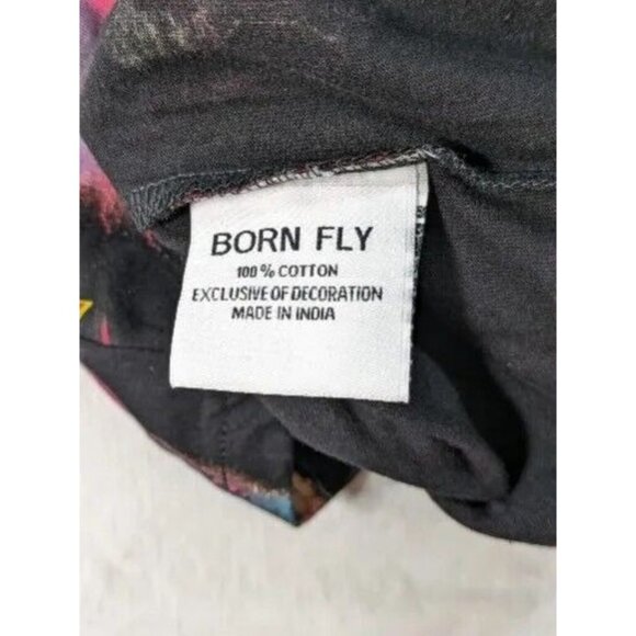 Born Fly Forever Black T Shirt Cotton New Size XL (14) - Picture 6 of 10